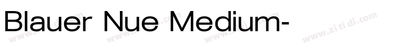 Blauer Nue Medium字体转换 Blauer Nue Medium字体转换